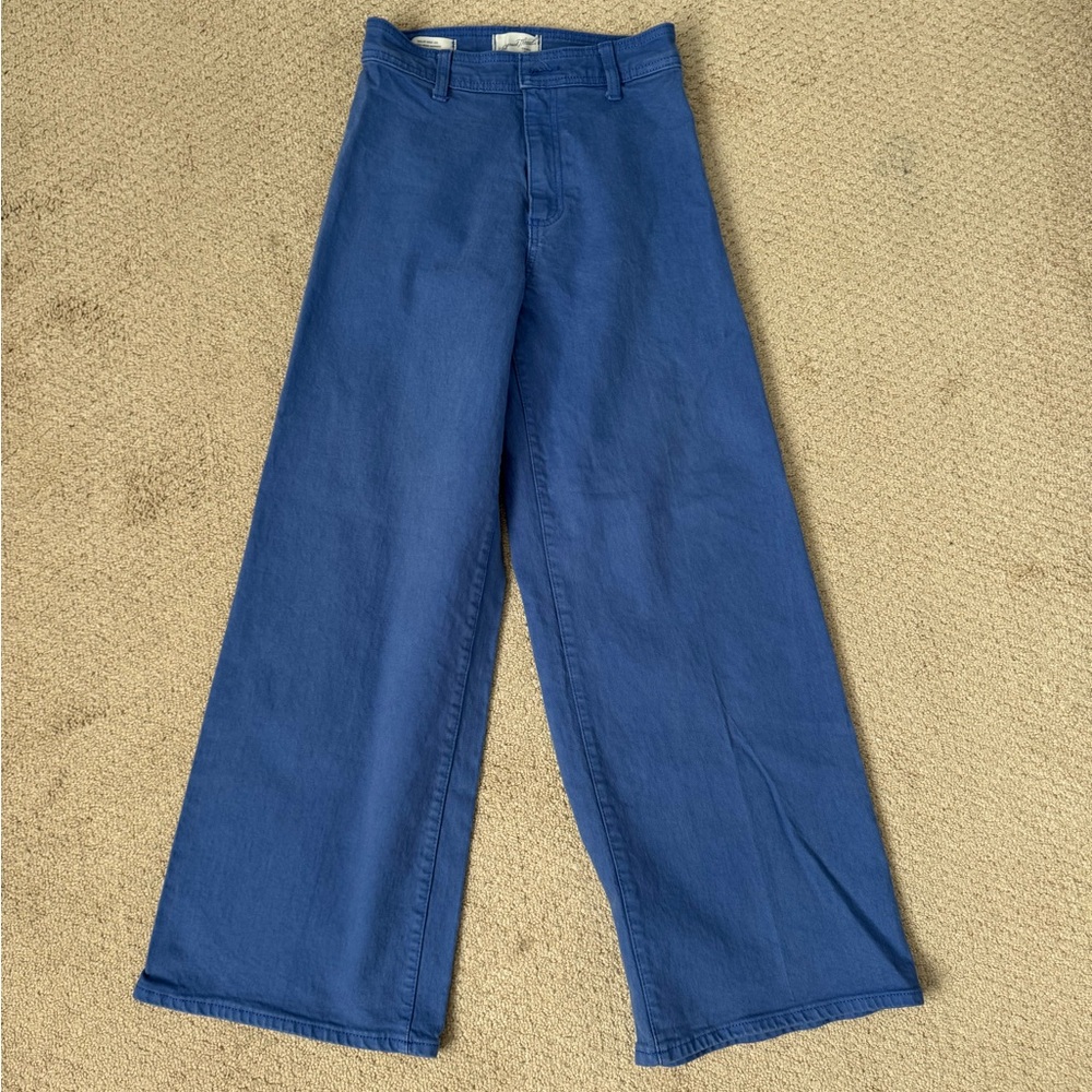 Universal Thread Sailor Wide Leg Pants in Cornflower Blue